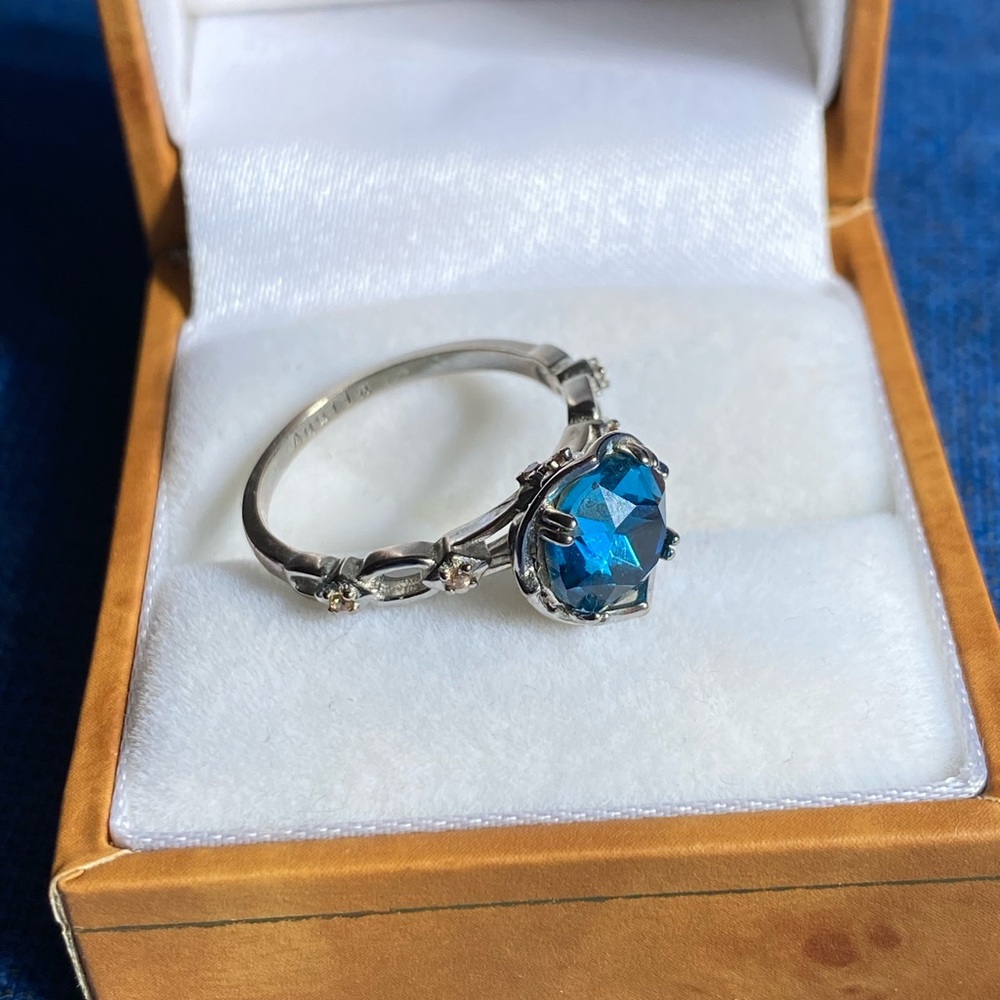 Set of 3 sterling silver Stargazing rings - Picture 4 of 8
